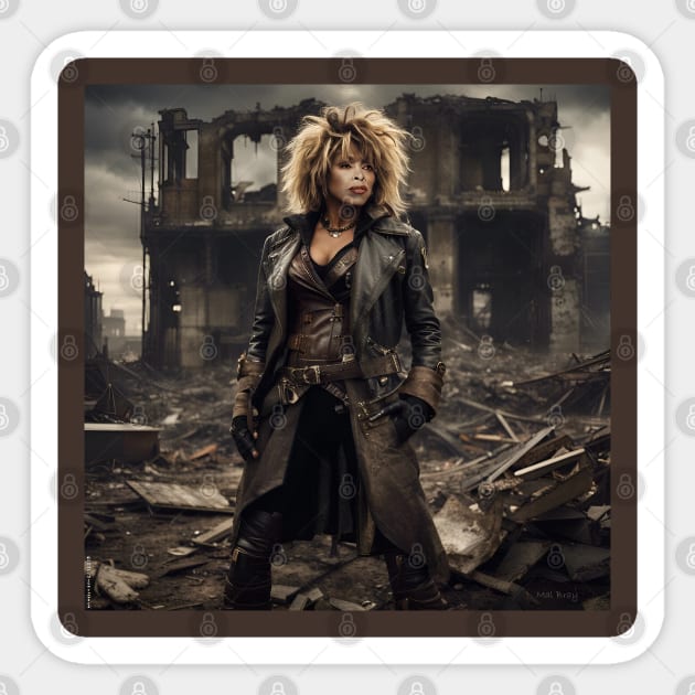 Tina Turner Steampunk Sticker by IconsPopArt